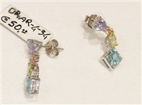 Orecchini Vidali Gioielli Bambino in Argento Zircone ORAR-4-34 - ORAR-4-34